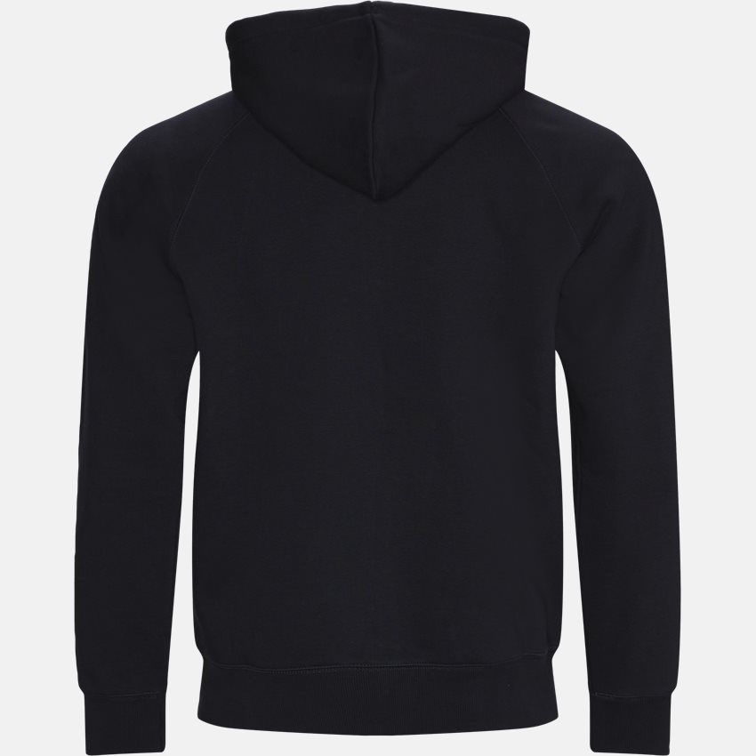 Carhartt WIP Sweatshirts HOODED CHASE JACKET I026385.. DARK NAVY